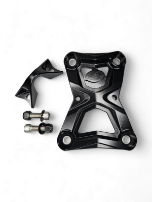 Polaris RZR Pro R Radius Rod Plate - Rear - Elektric Off Road - Billet Anodized - Black - `22-`25